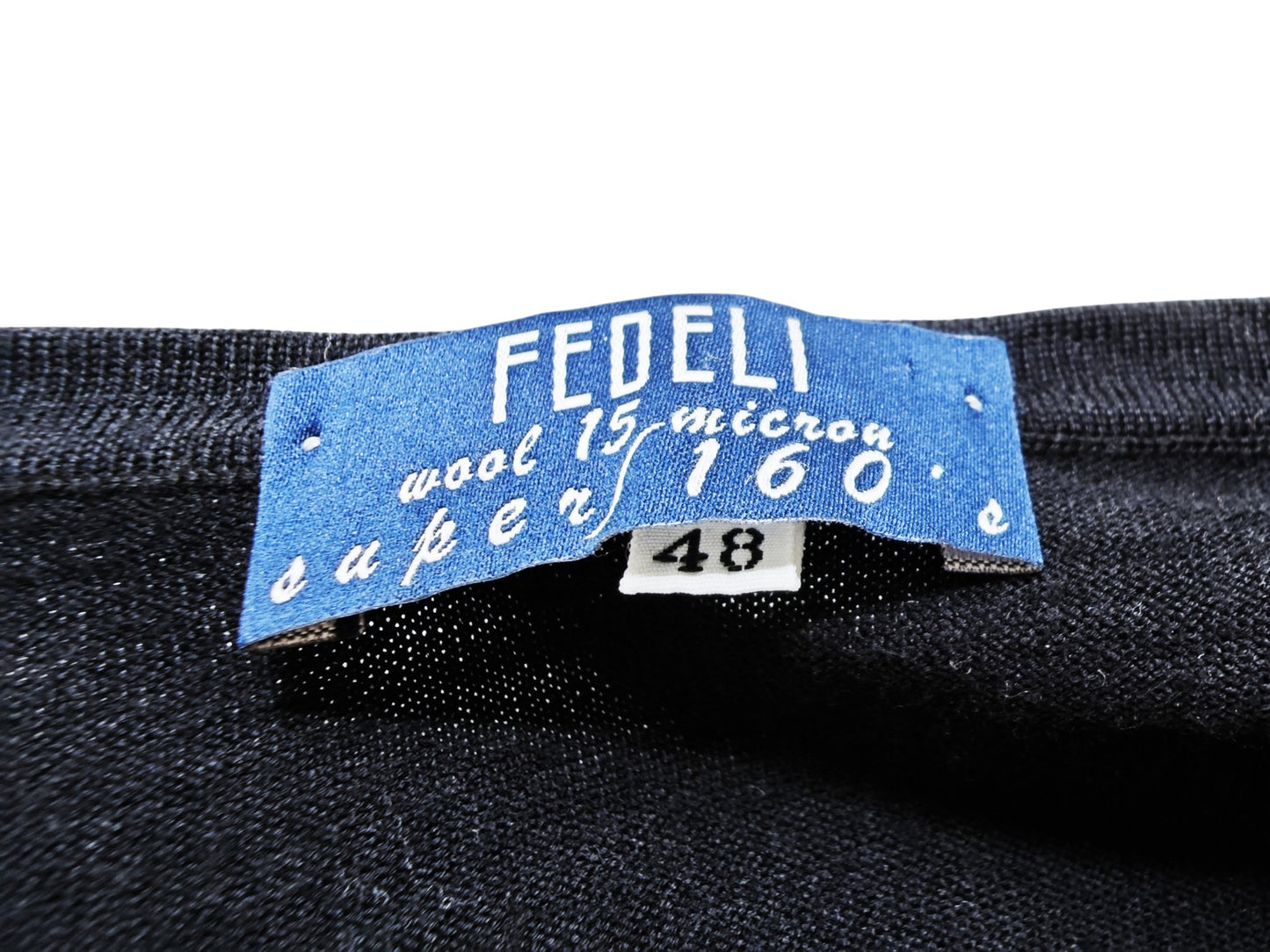 Fedeli Super 160's Wool Cardigan/Vest