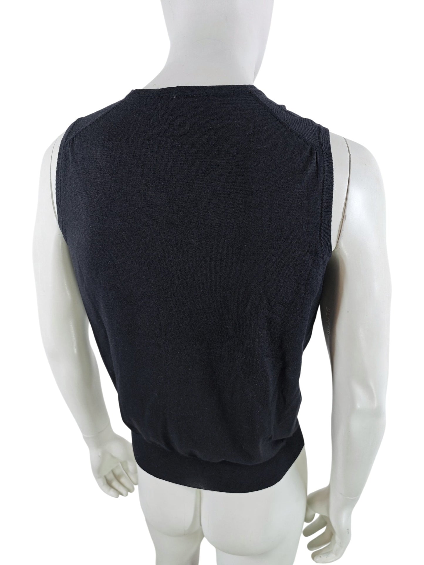 Fedeli Super 160's Wool Cardigan/Vest