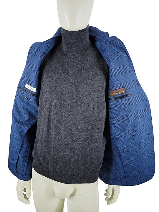 Luigi Melluso with Vitale Barberis Canonico fabric blazer