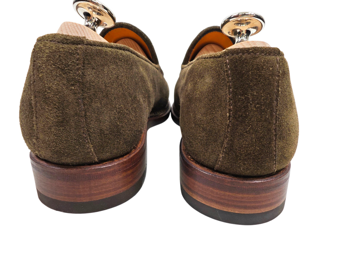 BONTONI Men's Luxury Suede Loafers Shoes