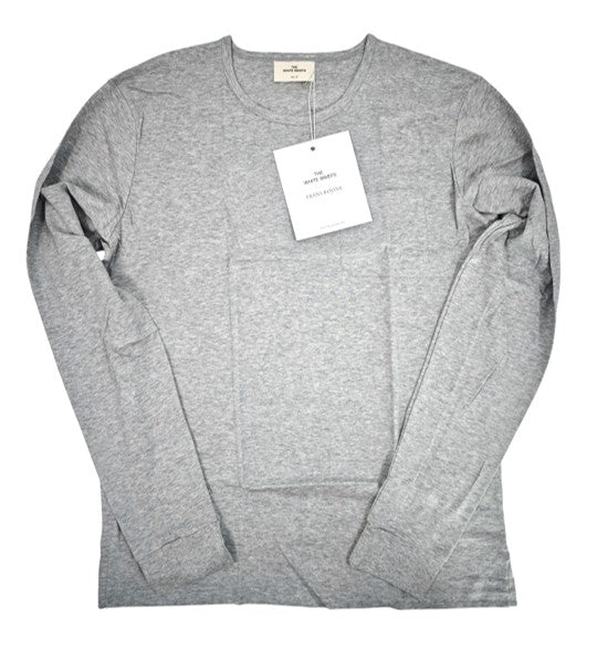 The White Briefs Long Sleeve Round Neck T-Shirt