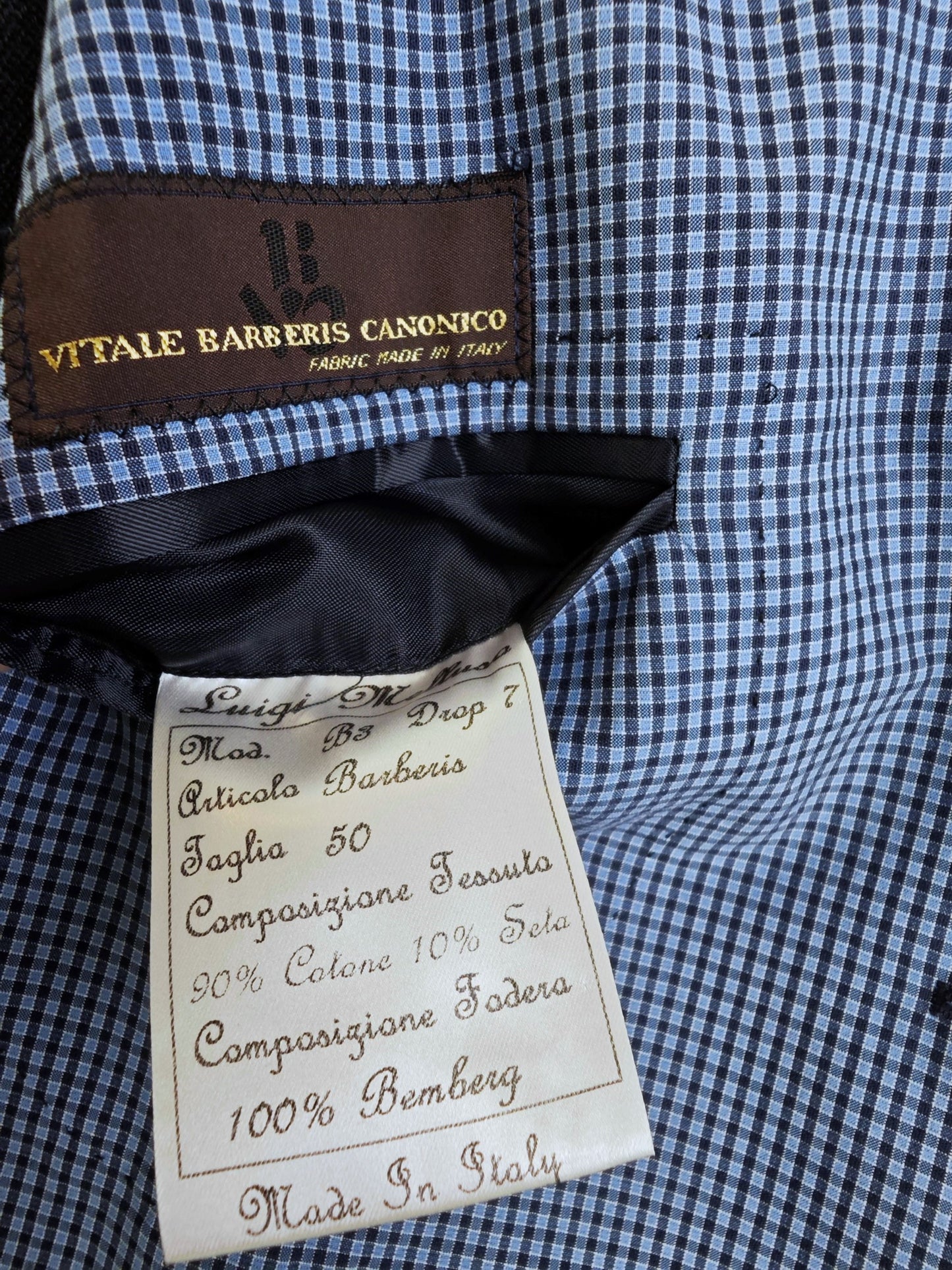 Luigi Melluso Blazer - Fabric by Vitale Barberis Canonico