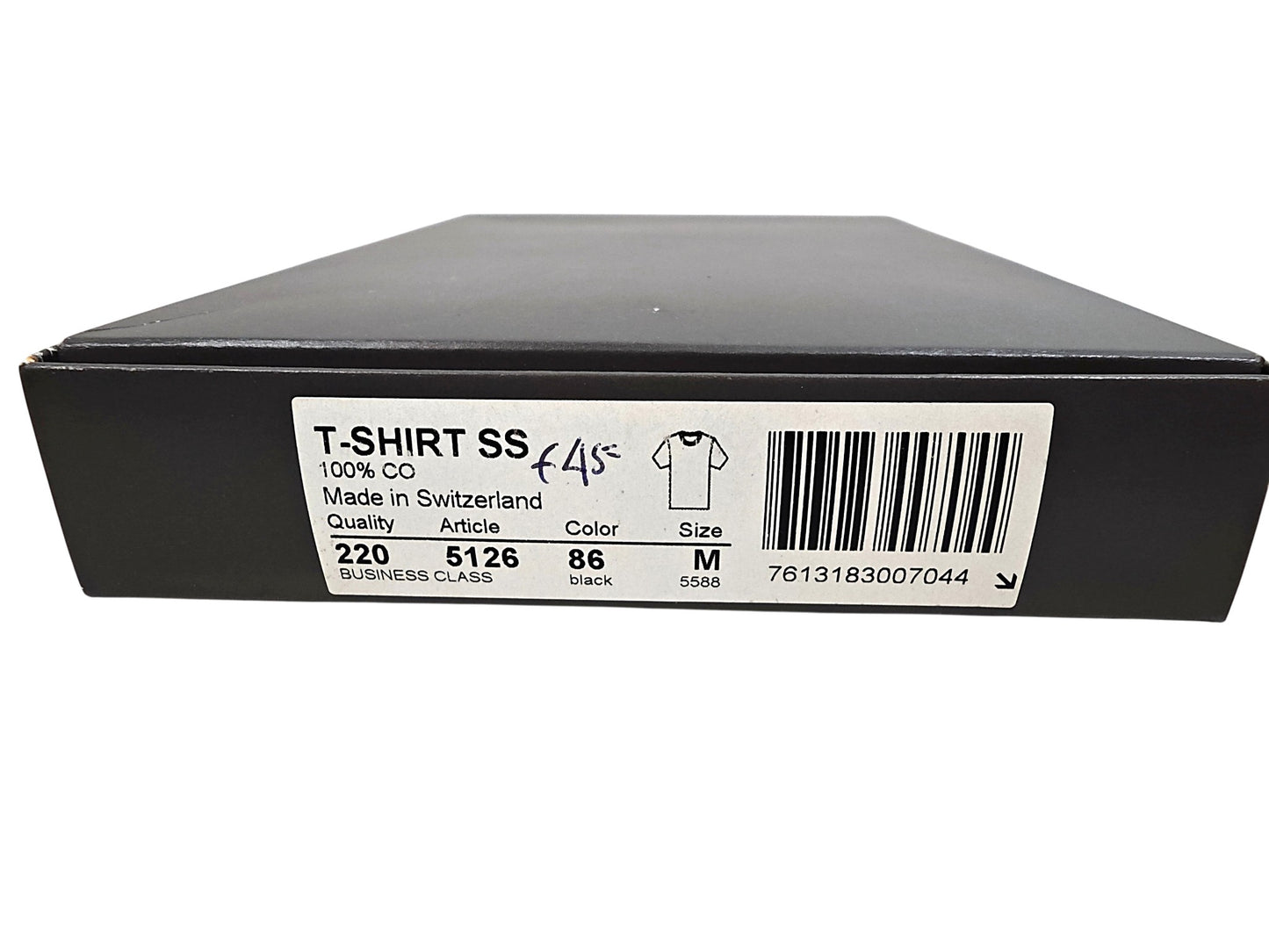 Zimmerli Business Class T-shirt/Undershirt Black