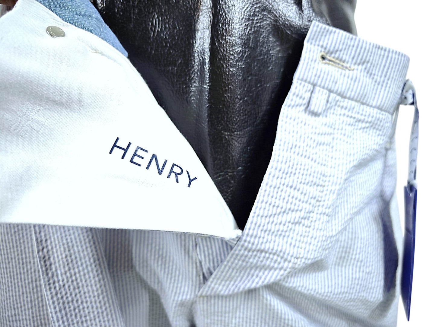 Jacob Cohen Henry Seersucker Trousers