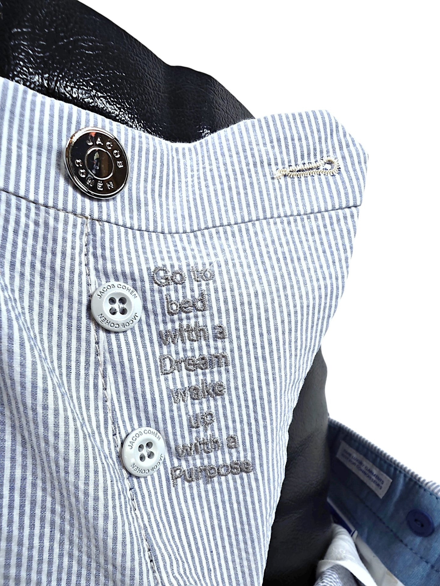 Jacob Cohen Henry Seersucker Trousers