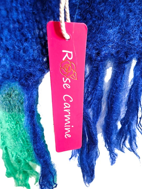 Rose Carmine Wool/Mohair Scarf