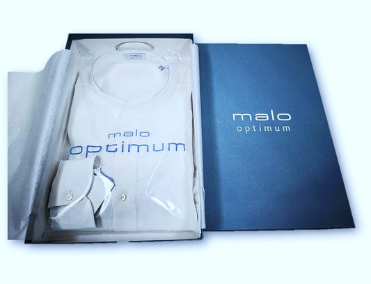 Malo Linen Round Collar Shirt