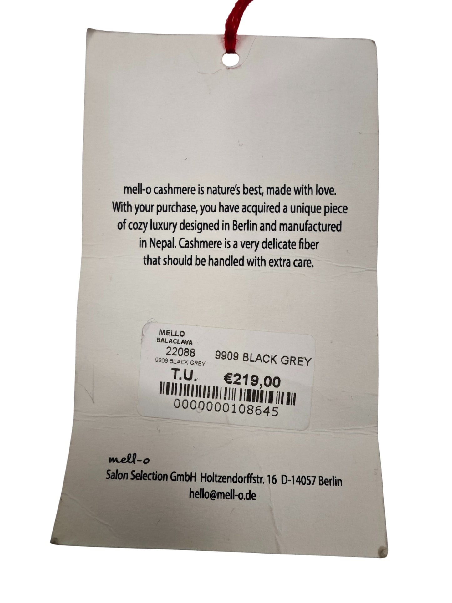 Mell-O Cashmere Balaclava