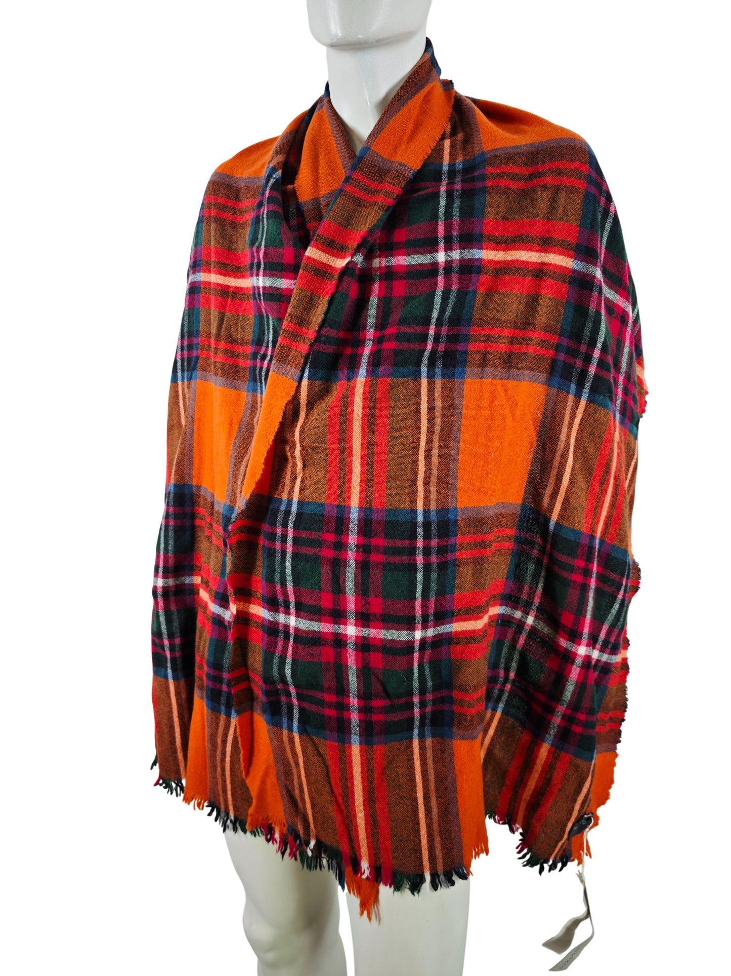 Begg & Co Plaid Wool & Cashmere Scarf