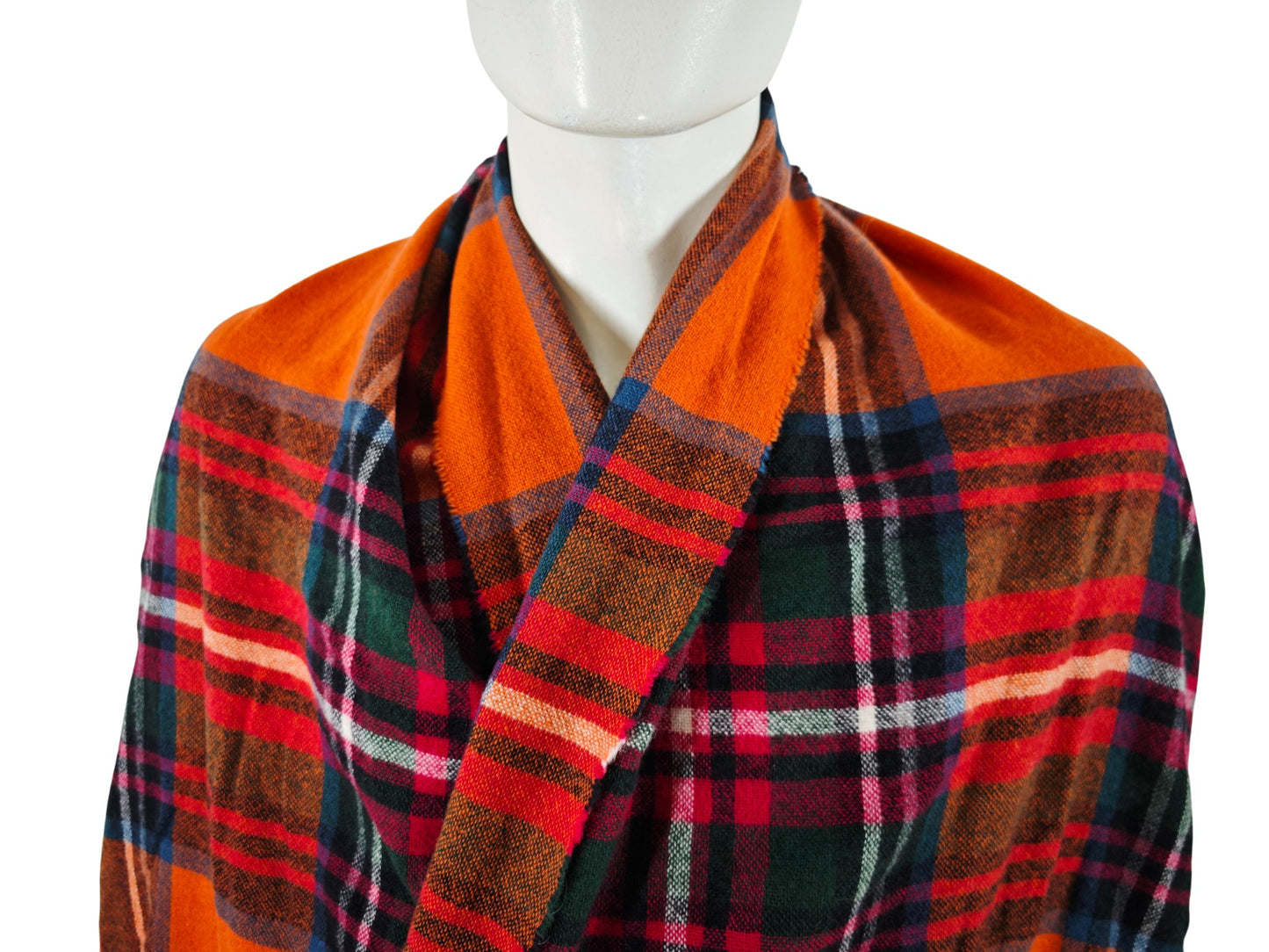 Begg & Co Plaid Wool & Cashmere Scarf