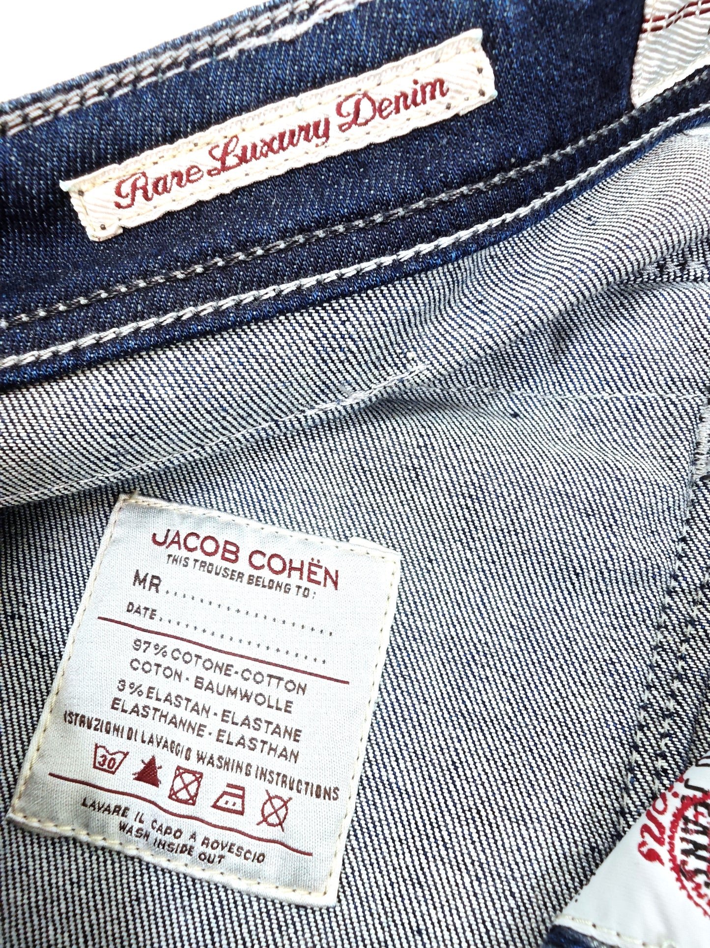 Jacob Cohen 606 Comfort Jeans Size 33 might also fit as 32
