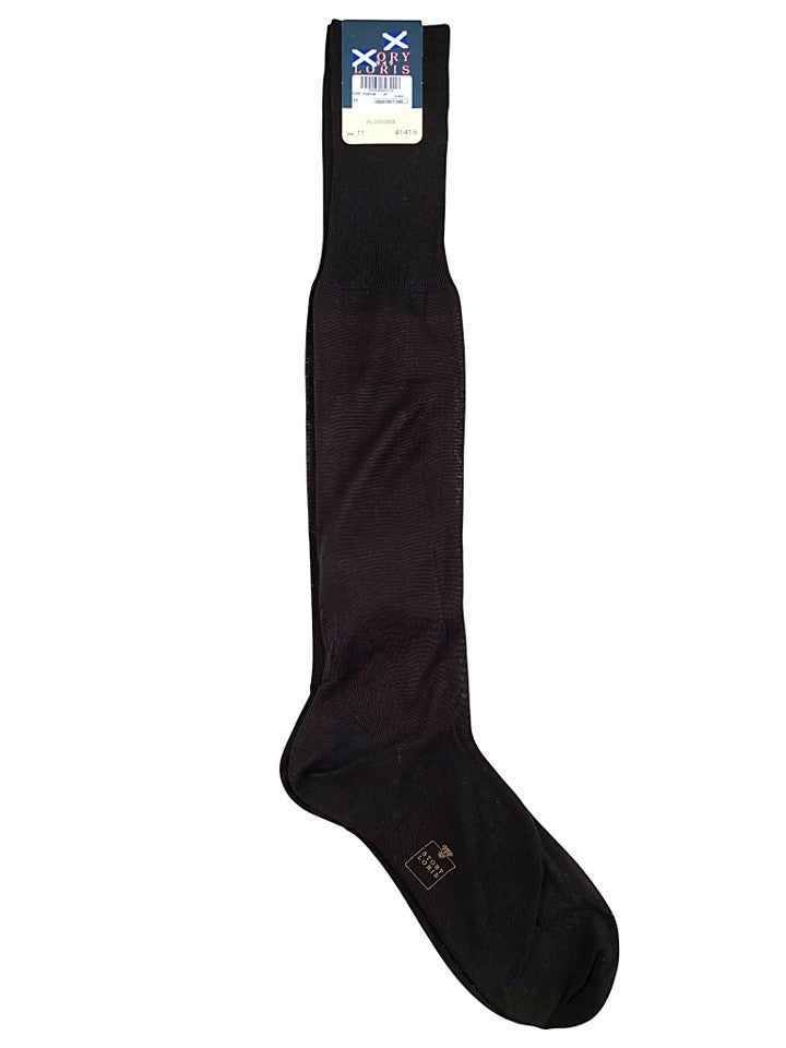 Story Loris Cotton Black Over The Calf Socks