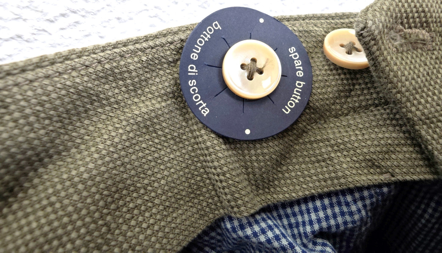 Incotex Cotton Linen Trousers