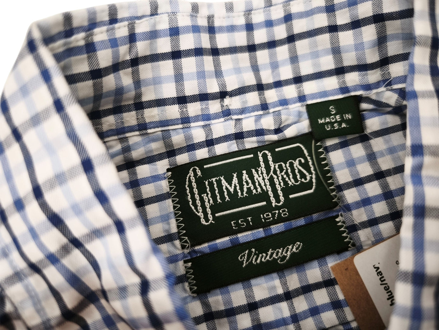 Gitman Bros Vintage Button Down Checkered Shirt
