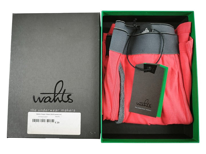 Wahts Casual Cooper Sunset Red Boxer Brief