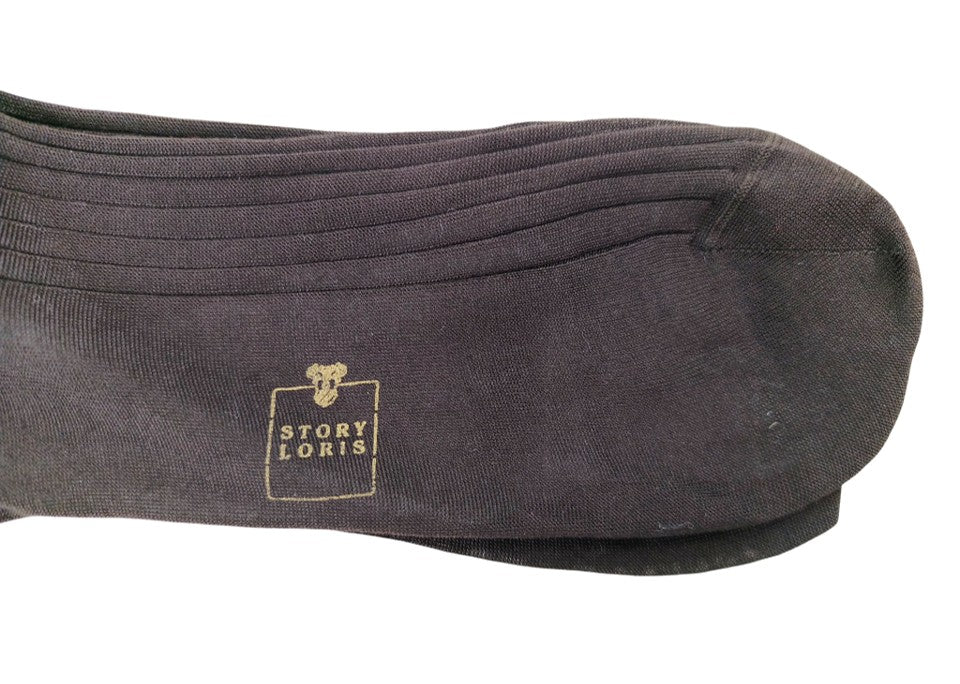 Story Loris Cotton Brown Over The Calf Socks