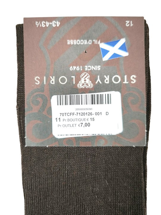 Story Loris Cotton Brown Over The Calf Socks