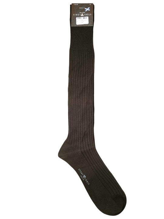 Story Loris Cotton Brown Over The Calf Socks