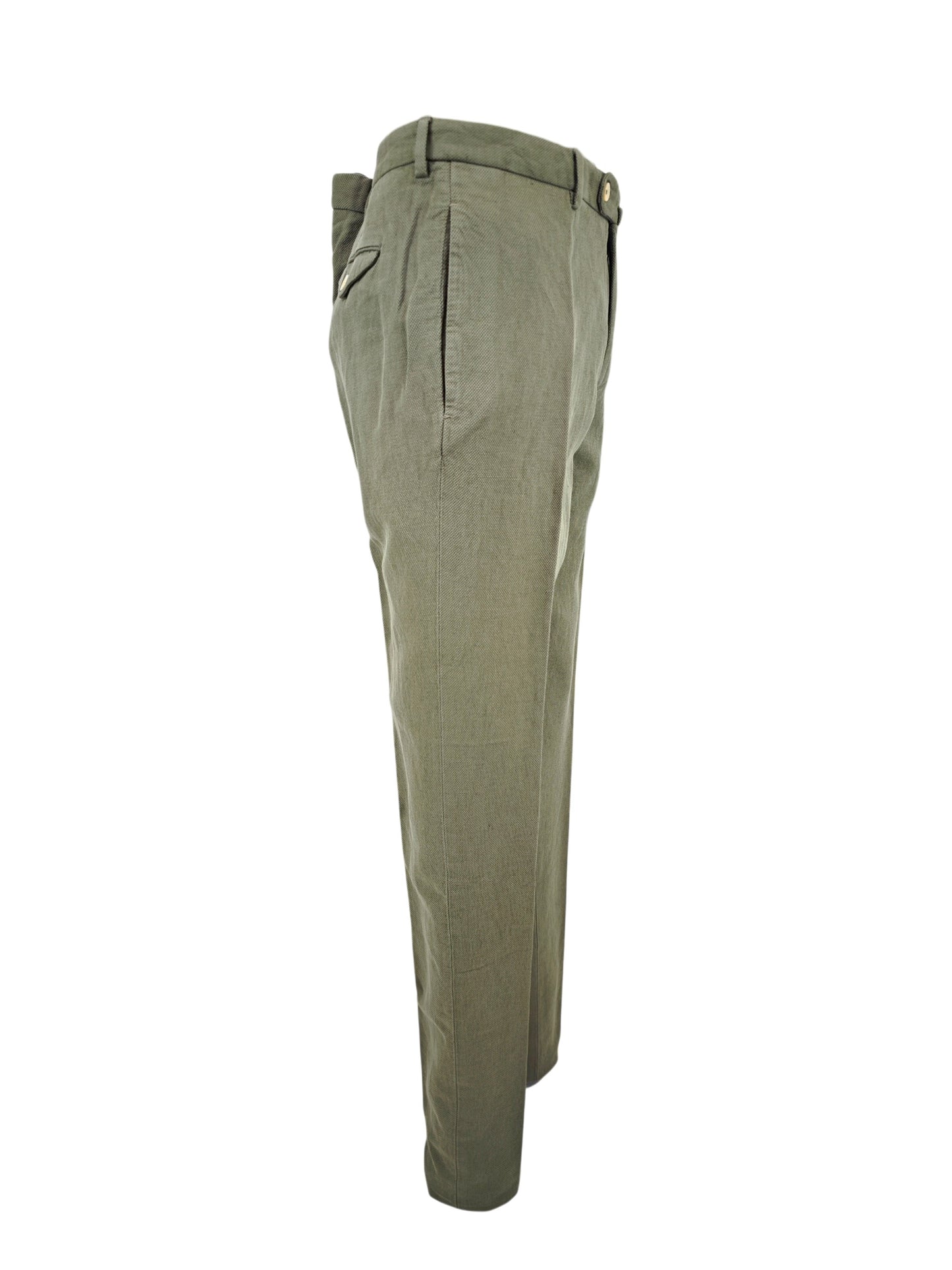 Incotex Cotton Linen Trousers