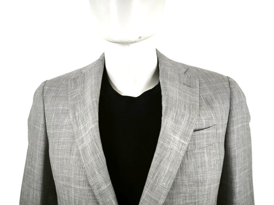 Caruso Wool, Linen & Silk Fabric by Loro Piana Blazer