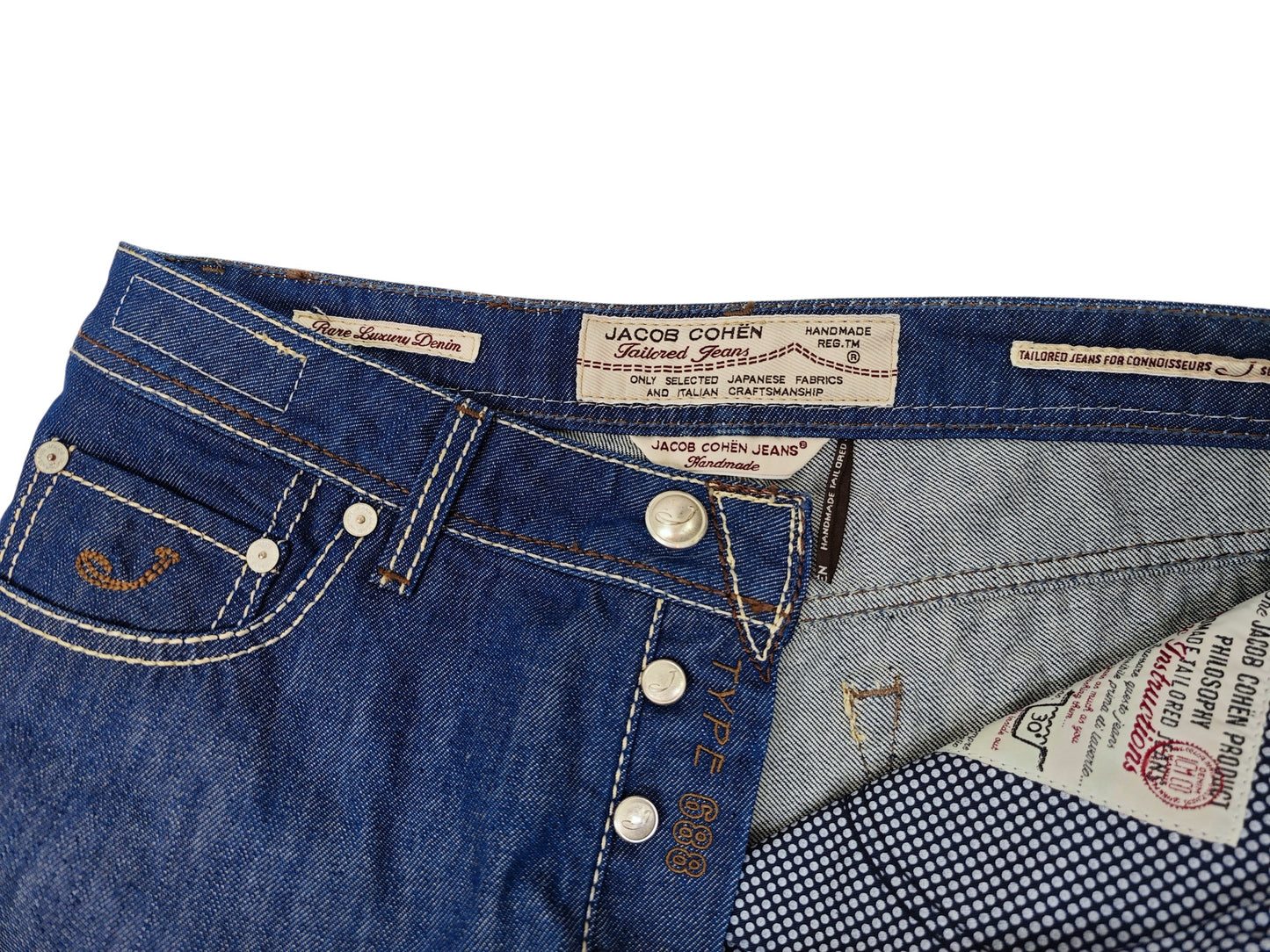 Jacob Cohen 688 Jeans Size 34 fits as 32 or 33