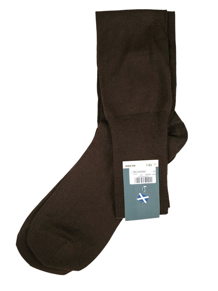 Story Loris Merino Wool Brown Over The Calf Socks