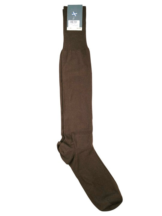 Story Loris Merino Wool Brown Over The Calf Socks