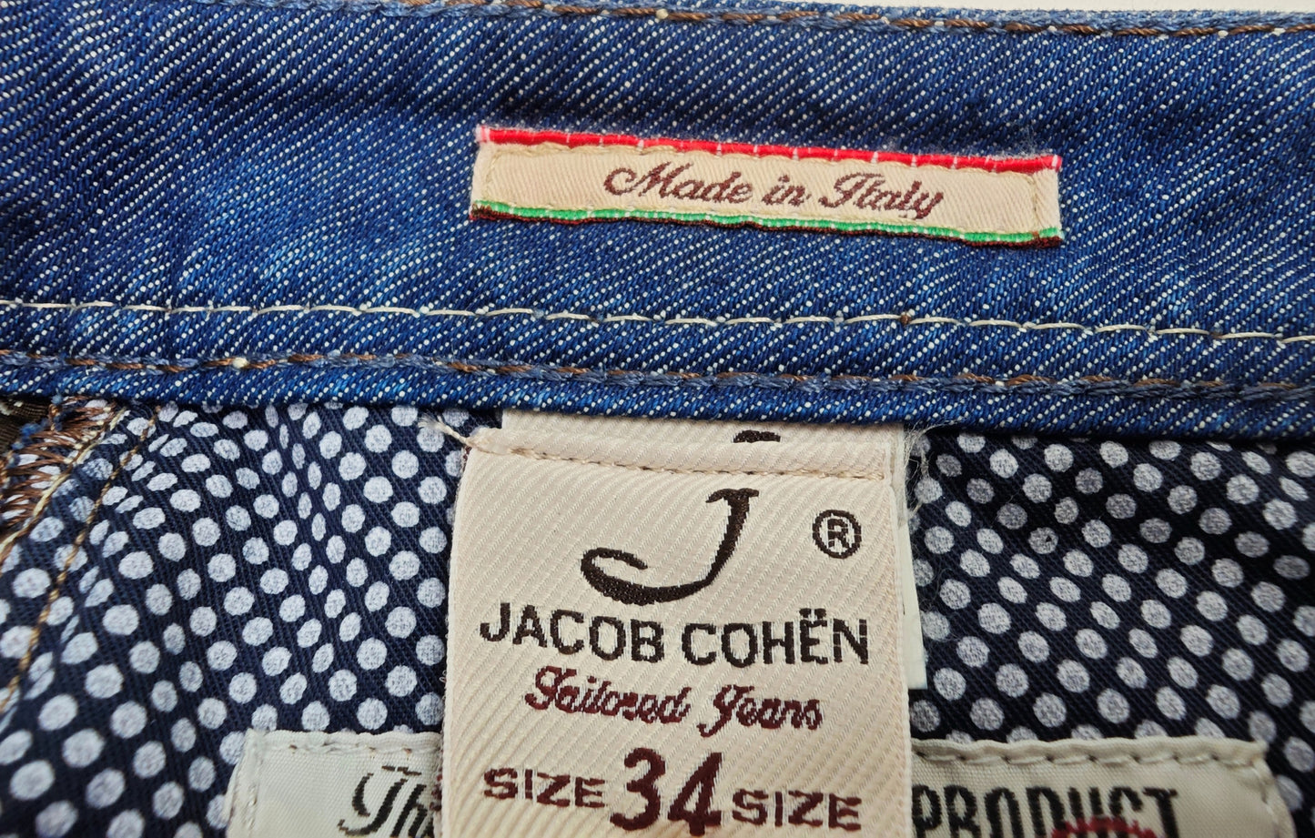Jacob Cohen 688 Jeans Size 34 fits as 32 or 33