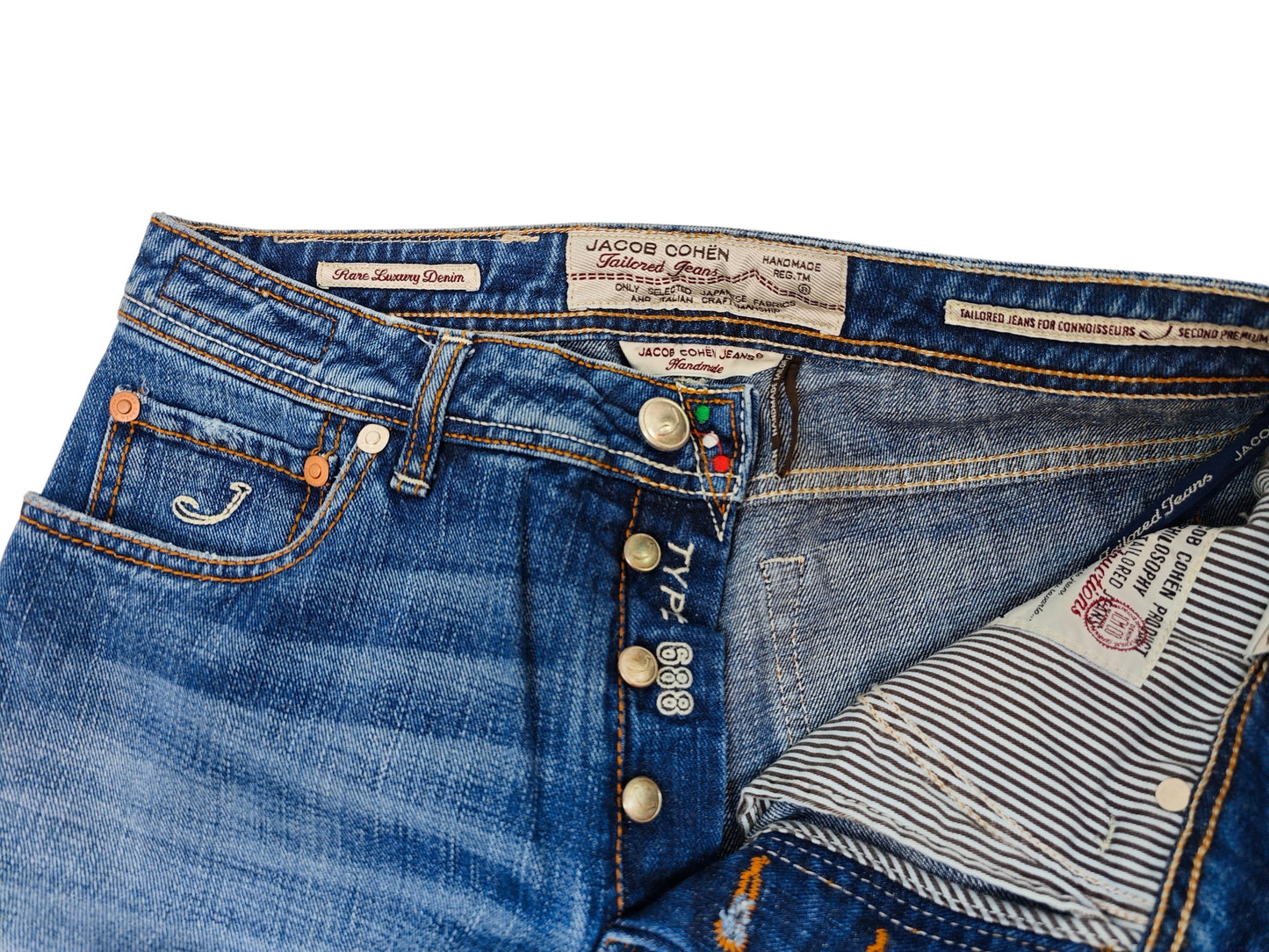 Jacob Cohen 688 Jeans Size 33 fits as 30 or 31