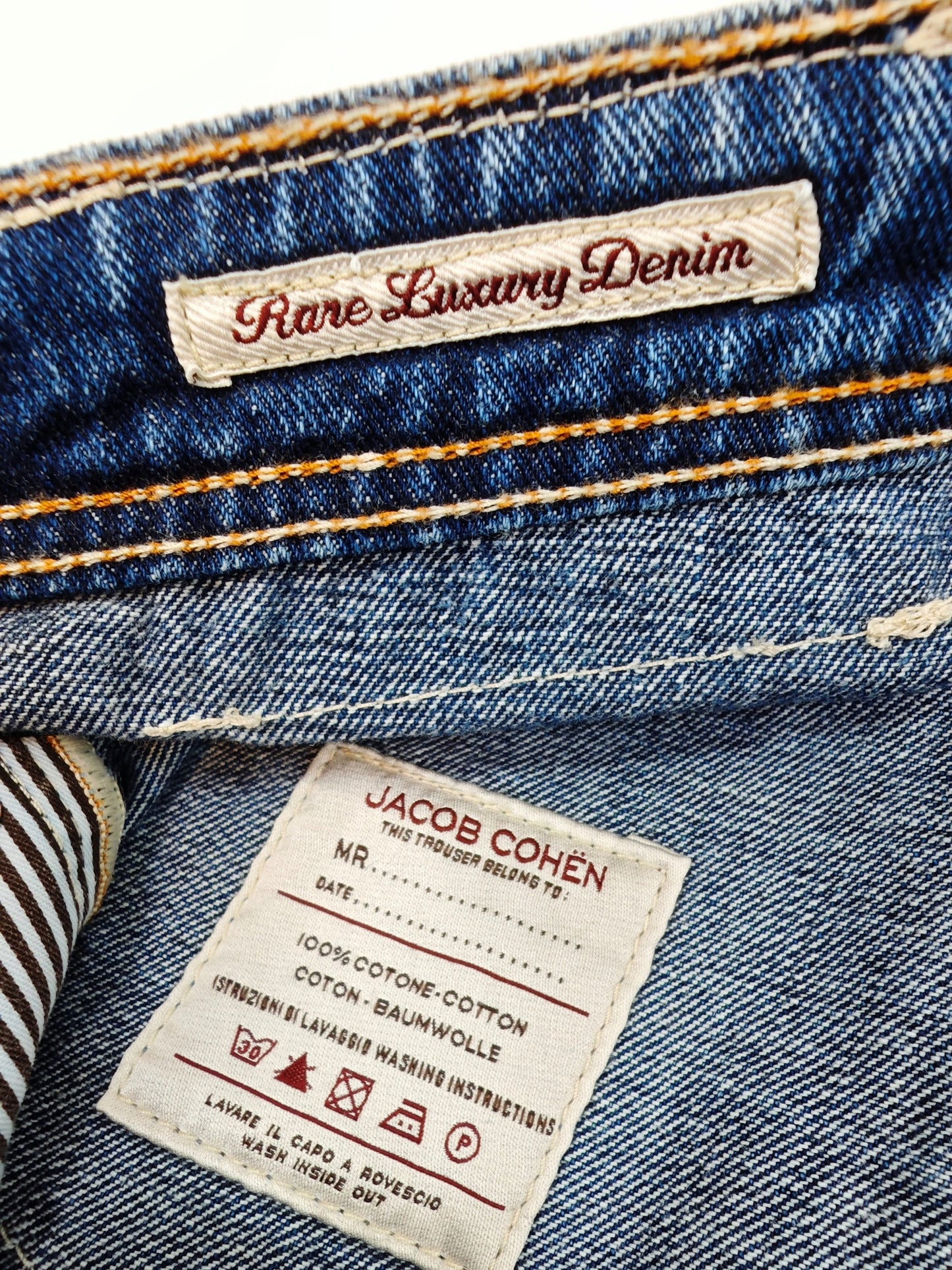 Jacob Cohen 688 Jeans Size 33 fits as 30 or 31