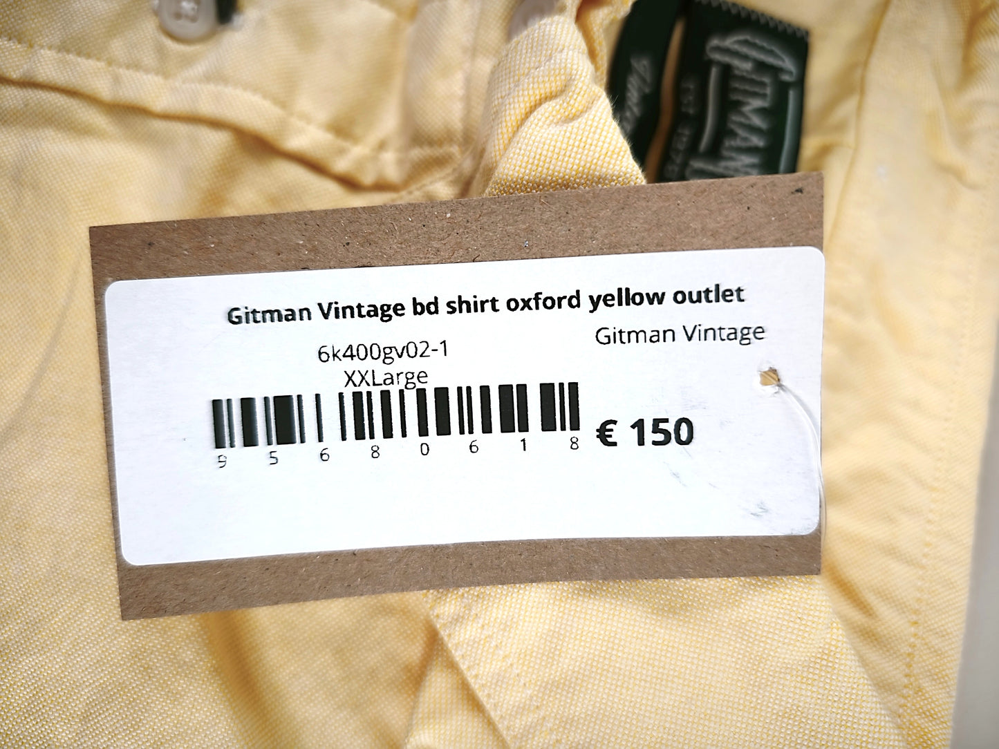 Gitman Bros Vintage Button Down Oxford Shirt