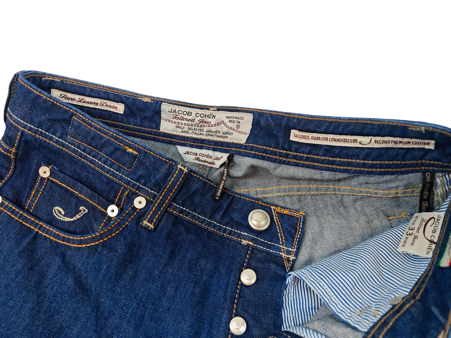 Jacob Cohen 622 Jeans Size 33 fits as 32 NEW