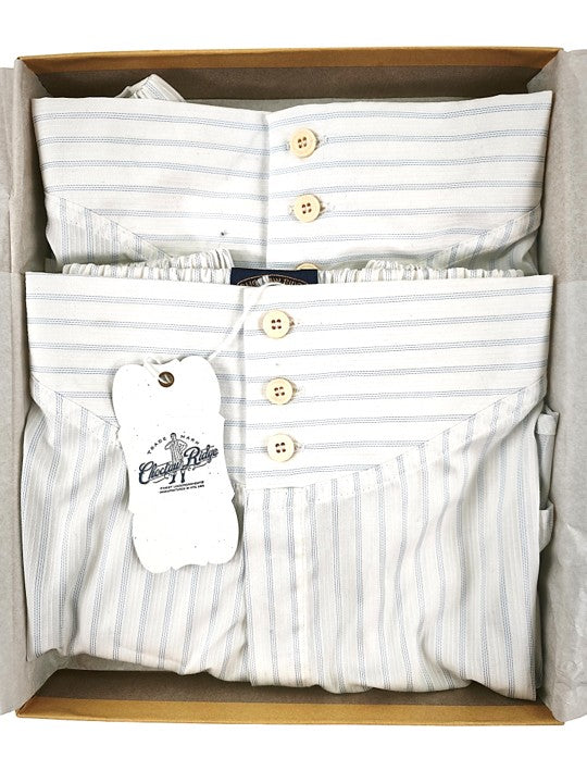 Choctaw Ridge Striped White Boxers 2-Pack