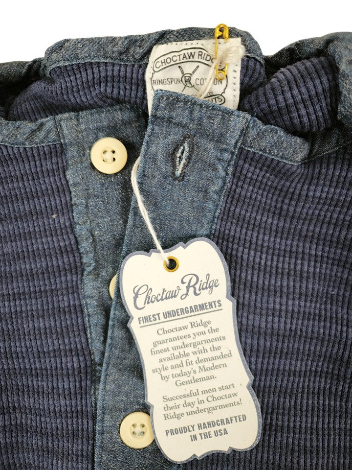 Choctaw Ridge Navy Thermal Henley