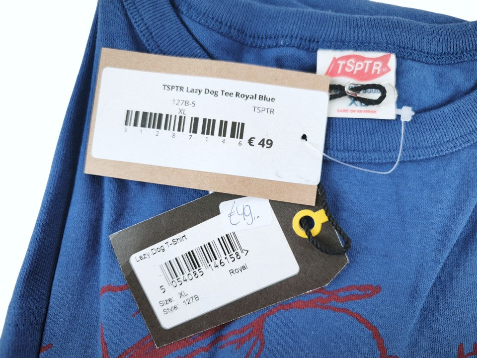 TSPTR Lazy Dog Snoopy Royal Blue T-Shirt