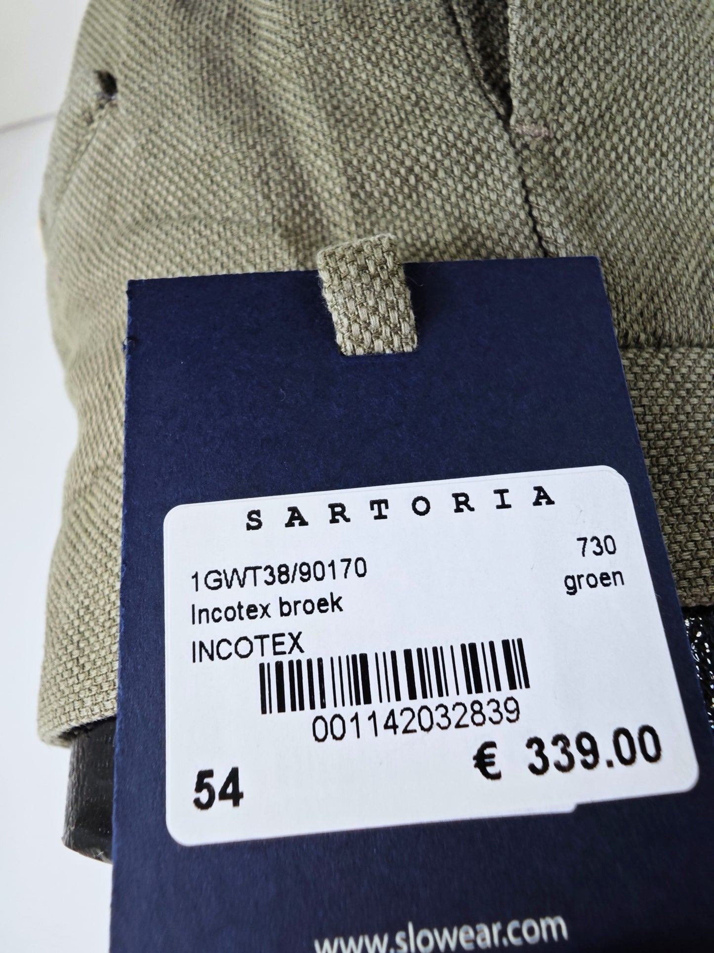 Incotex Cotton Linen Trousers