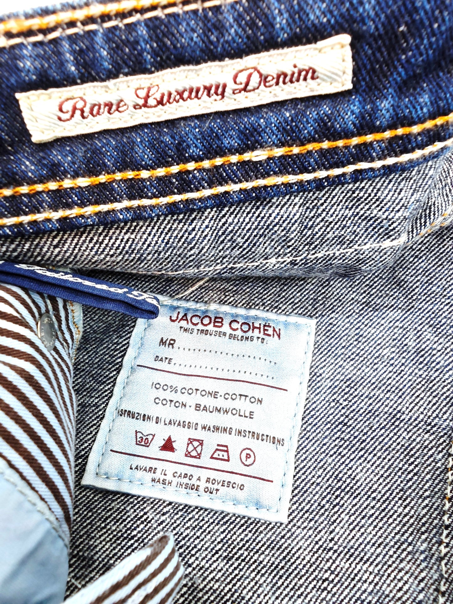 Jacob Cohen 688 Jeans Size 33 fits as 32
