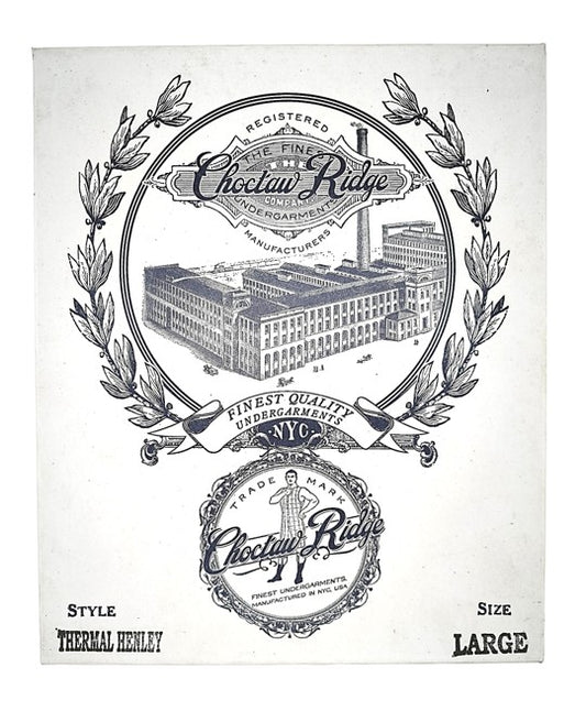 Choctaw Ridge Navy Thermal Henley