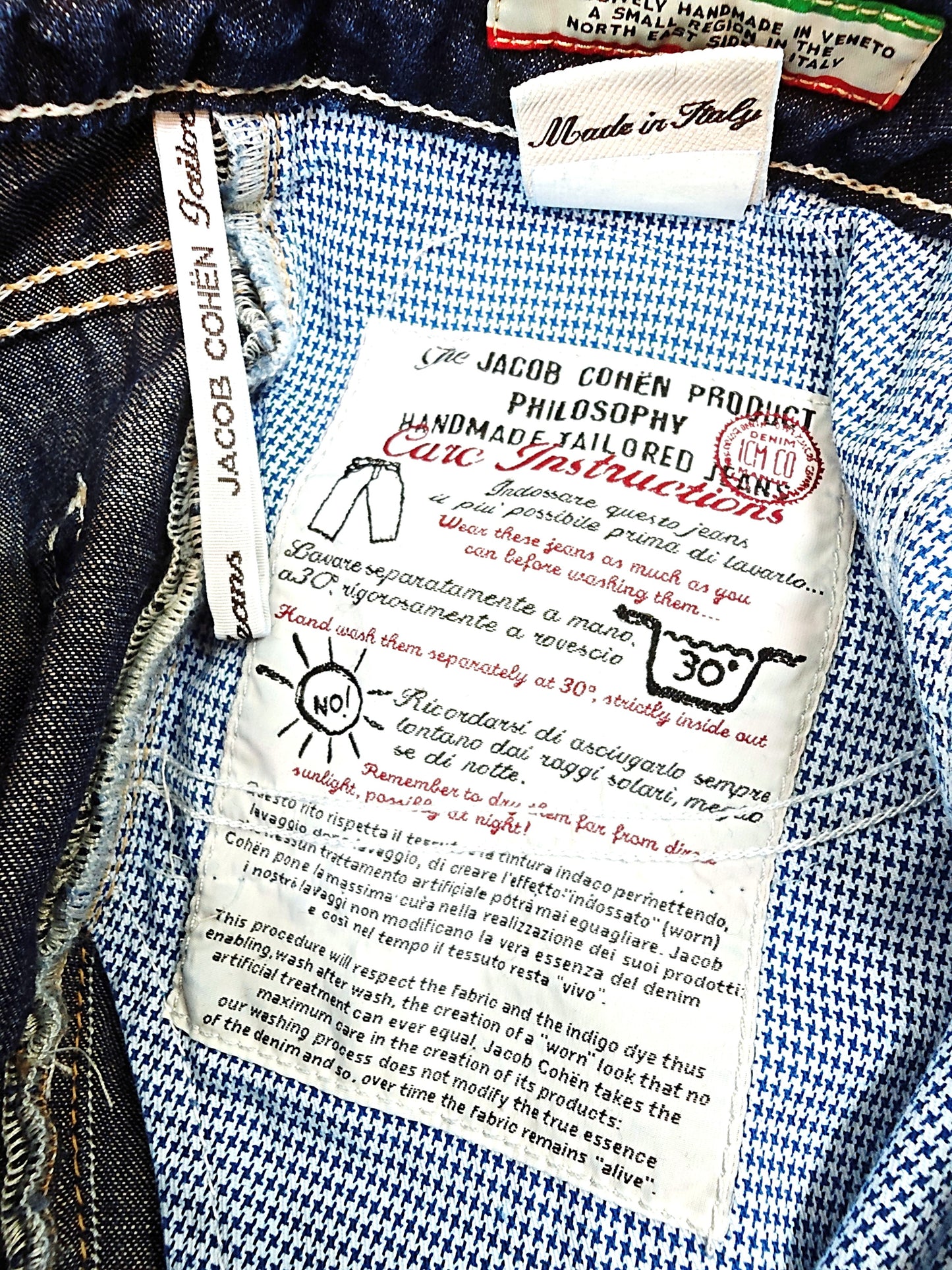 Jacob Cohen 696 Slim Jeans Size 33 fits as 31 or 32
