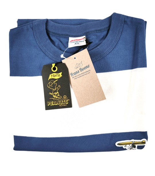 TSPTR Surf Snoopy Striped Royal Blue White T-Shirt
