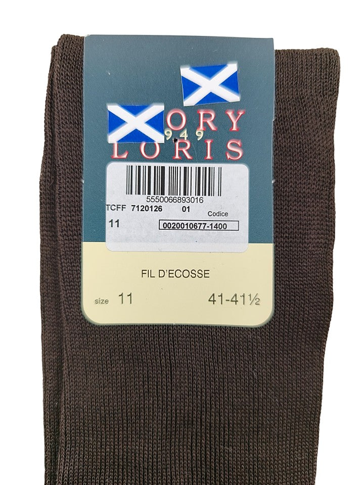 Story Loris Cotton Brown Over The Calf Socks