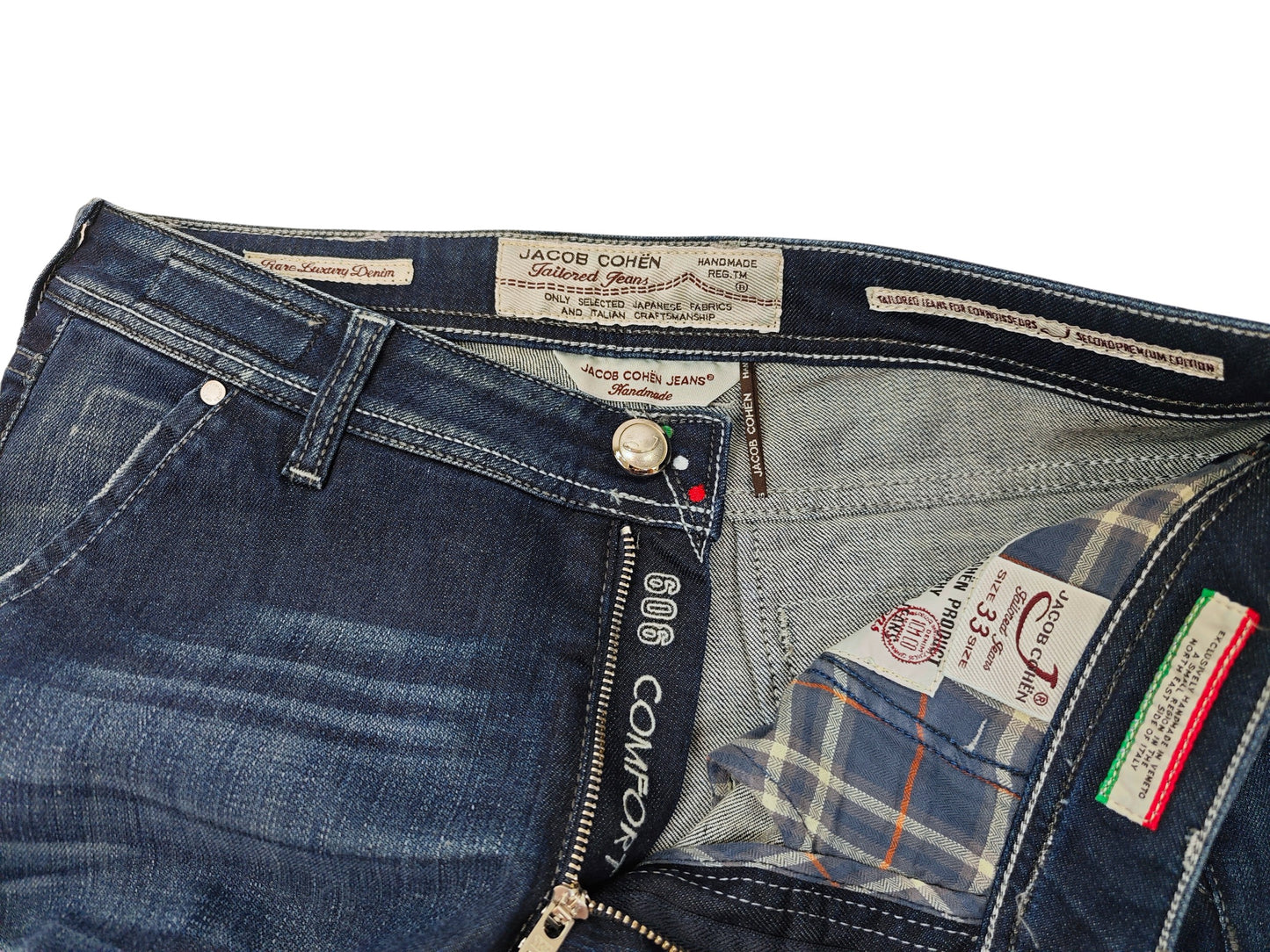 Jacob Cohen 606 Comfort Jeans Size 33 might also fit as 32
