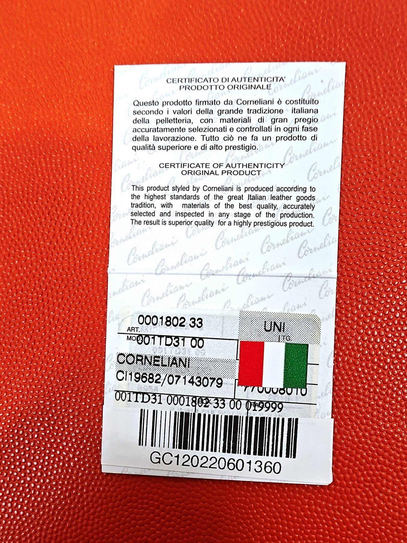 Corneliani Leather Tablet Holder