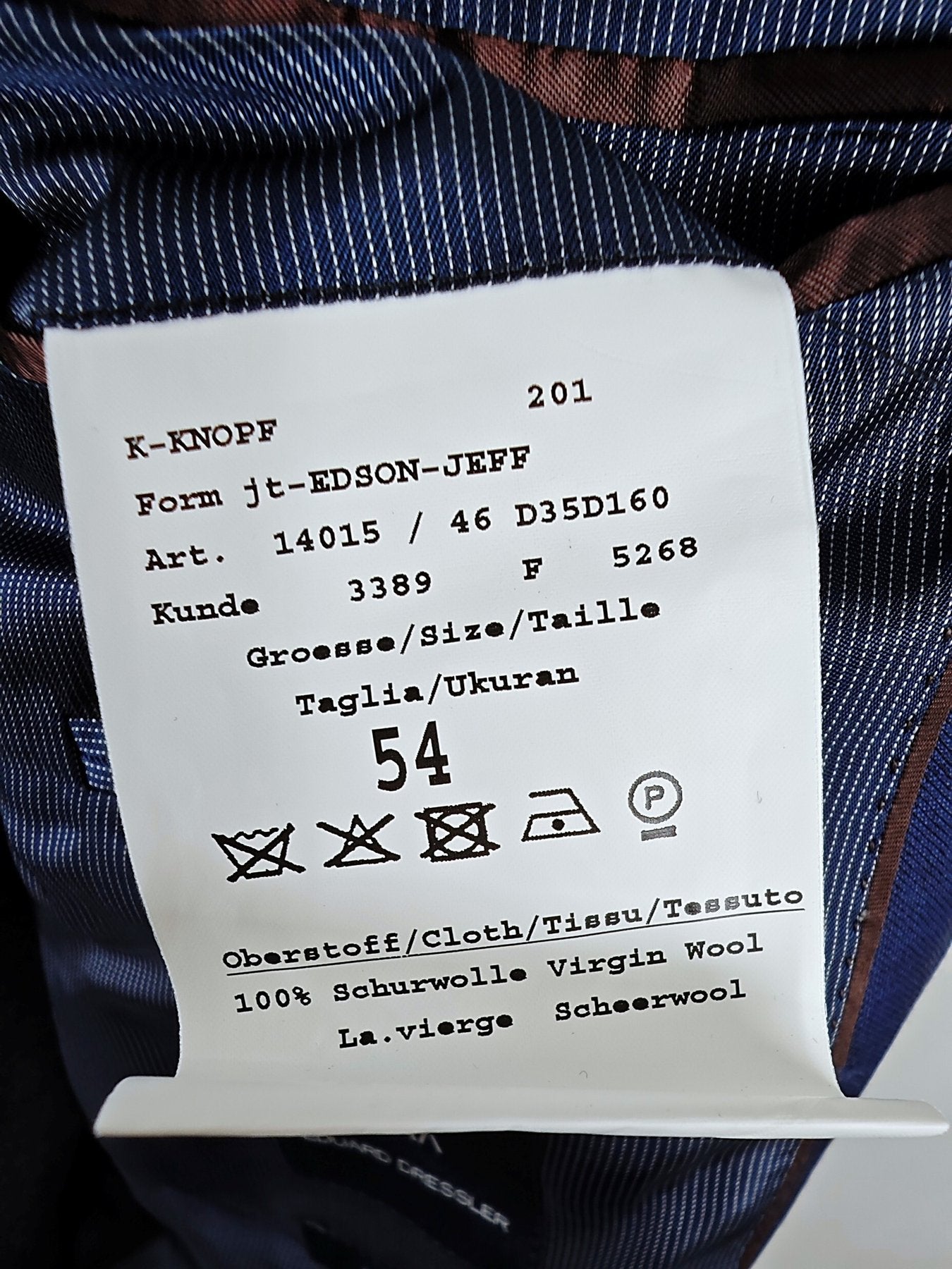 Eduard Dressler Suit