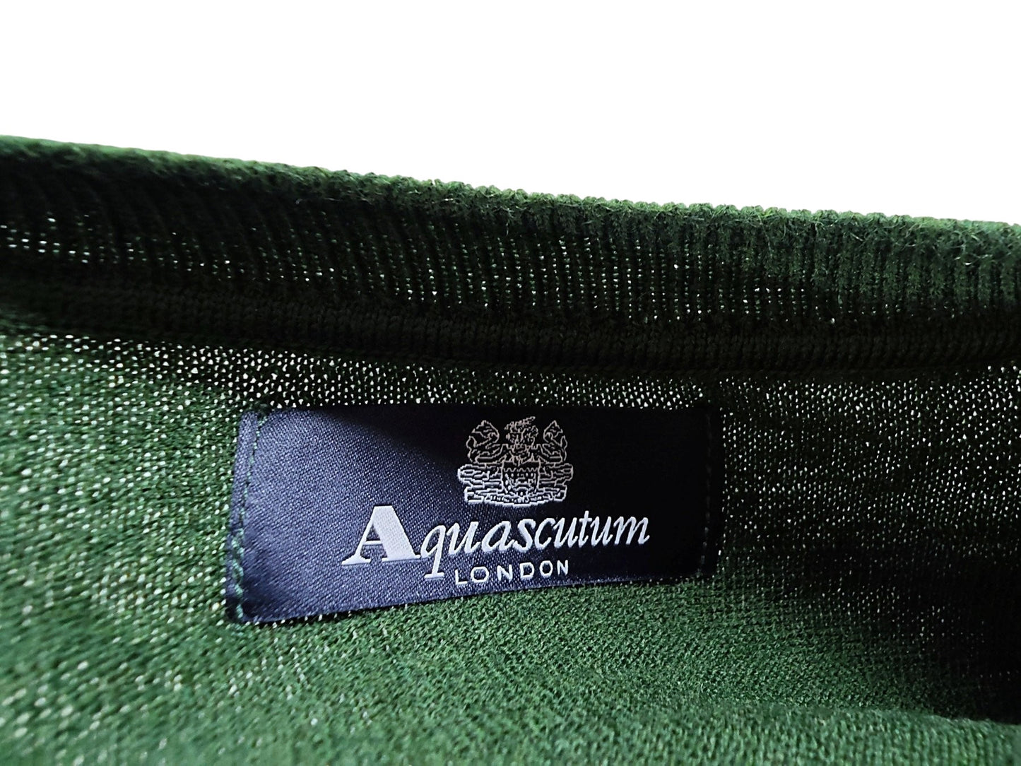 Aquascutum Wool Blend Round Neck Sweater