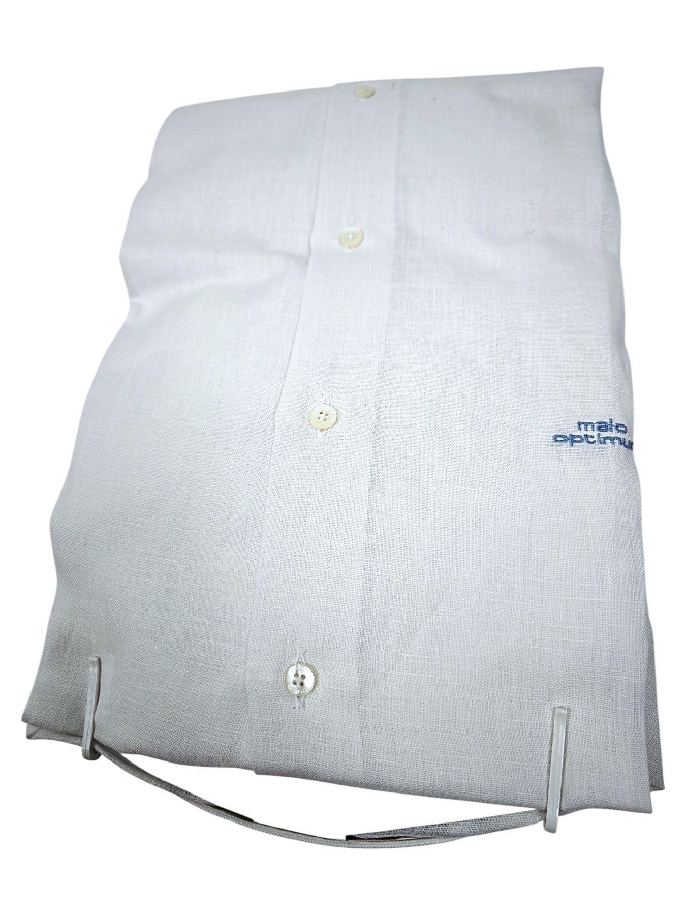 Malo Linen Spread Collar Shirt