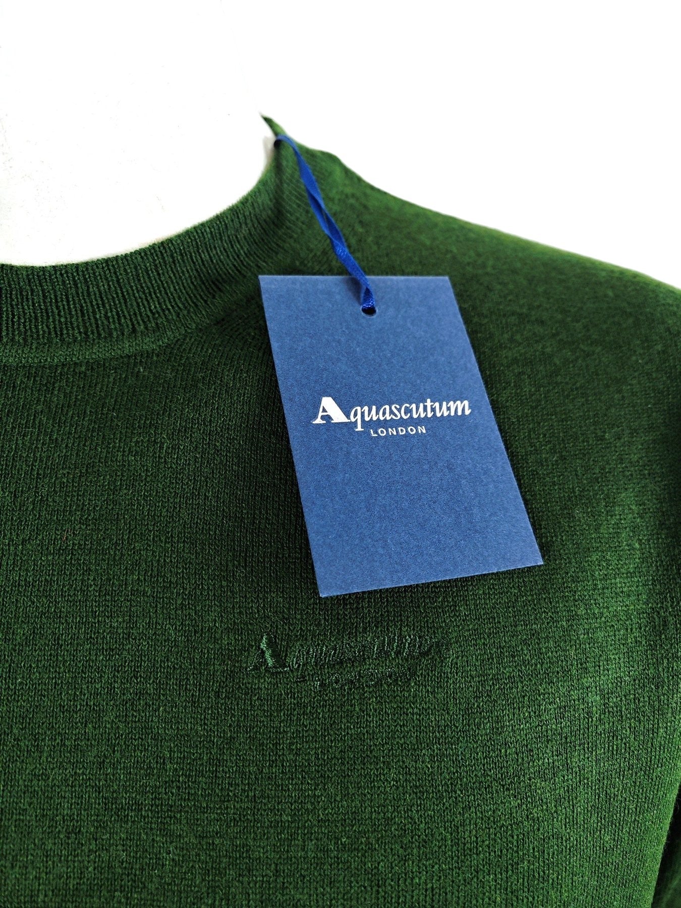 Aquascutum Wool Blend Round Neck Sweater