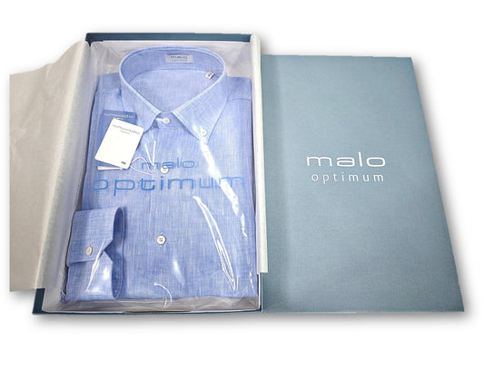 Malo Linen Button Down Shirt
