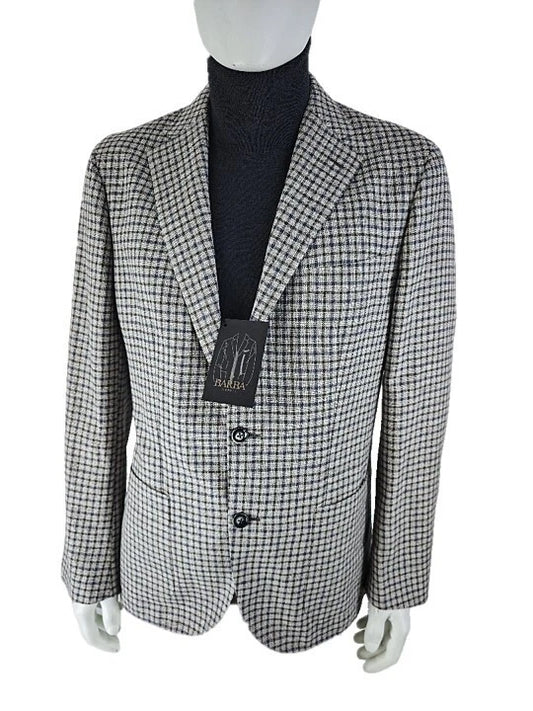 Barba Napoli Chequered Blazer