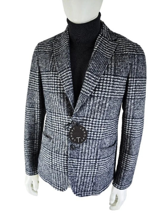 Claudio Tonello T-Jacket Plaid Blazer